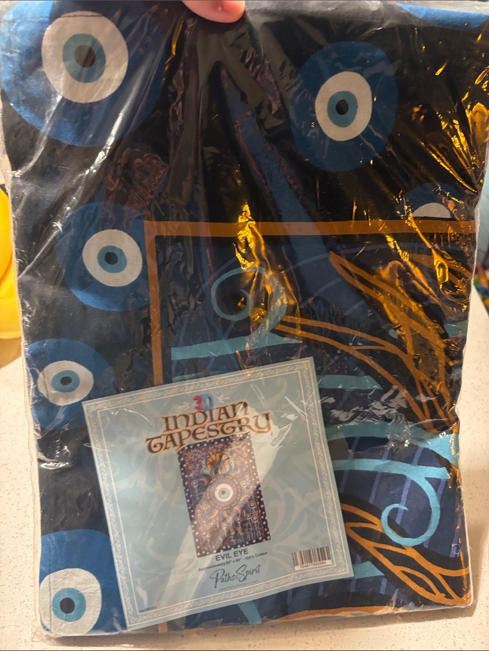 Evil Eye 🧿 Tapestry– Blue/Black